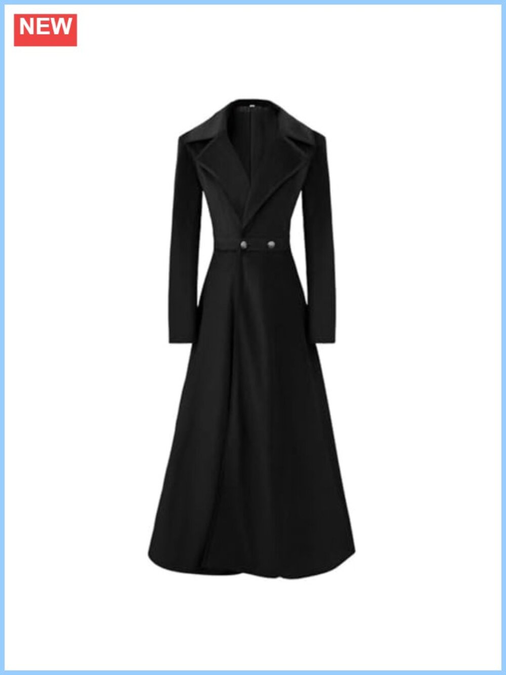 Victorian Trench Coat Double Breasted Long Winter Jacket Vintage Windbreaker